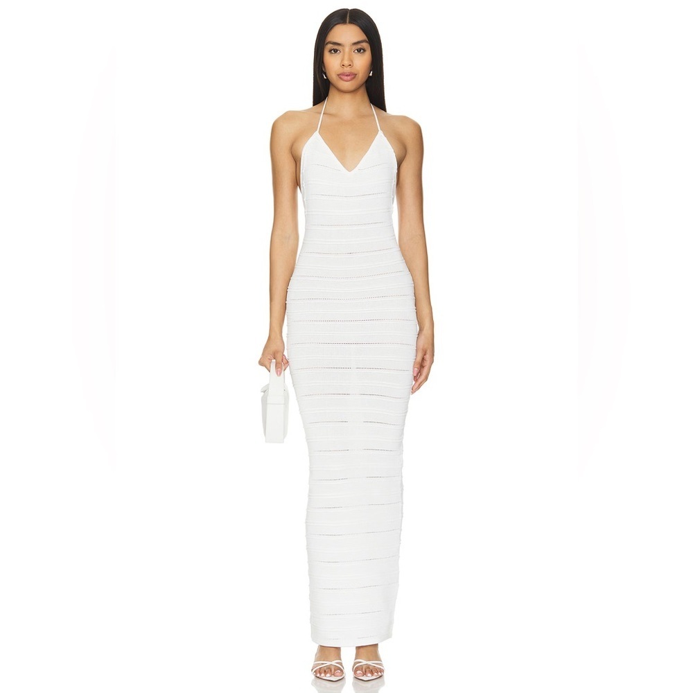 Superdown Sloan Maxi Dress in White
